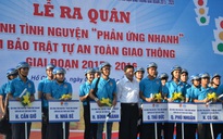 Ra mắt đội thanh niên tình nguyện 'Phản ứng nhanh' về giao thông