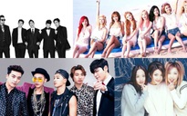 Big Bang, SNSD dẫn đầu bảng xếp hạng thần tượng xứ Hàn