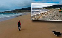 Bãi biển ở Ireland xuất hiện trở lại sau 33 năm