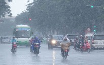 Vùng áp thấp trên biển Đông, Nam bộ mưa giông mạnh