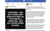 Tin thất thiệt: Gần 300 tù nhân chết đuối do mưa lũ (?!)