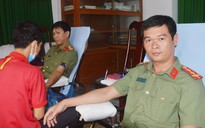 Người sĩ quan hàng chục lần hiến máu nhân đạo