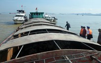 Cảnh sát biển bắt tàu chở 500 tấn than không rõ nguồn gốc