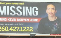 Gia đình thuê bảng quảng cáo tìm thanh niên gốc Việt mất tích