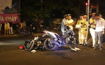 Xe máy 'đấu đầu' tại ngã ba, 1 người chết, 3 người bị thương