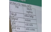 Bộ chữ viết tiếng Raglai có 20 chữ cái đọc như tiếng Việt