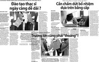 Sẽ sửa đổi quy chế đào tạo thạc sĩ