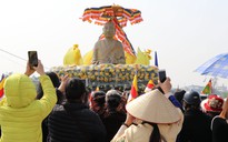 Lễ rước và an vị tượng Phật hoàng Trần Nhân Tông bằng gốm đỏ Luy Lâu