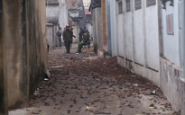 Đầu đạn rơi đầy đường làng sau vụ nổ lớn ở Bắc Ninh