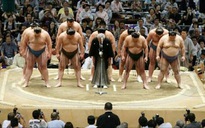 20 đô vật Sumo liều mình cứu người phụ nữ té sông ở Nhật Bản