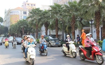 Cấm xe lưu thông vào đường Lê Thánh Tôn, Nguyễn Huệ vào ngày 25.5