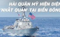 Hiện diện Hải quân Mỹ tại Biển Đông là 'nhất quán'