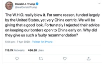 Ông Trump chỉ trích Twitter vì dán nhãn phát ngôn 'gây hiểu lầm' liên quan đến bầu cử qua bưu điện