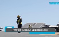 Chiến đấu cơ F-35B thuộc tàu sân bay Anh rơi xuống Địa Trung Hải