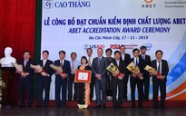 Trường CĐ đầu tiên đạt chuẩn kiểm định chất lượng ABET của Mỹ