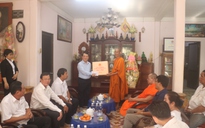Bộ trưởng Hầu A Lềnh thăm, chúc Tết Chôl Chnăm Thmây tại Trà Vinh
