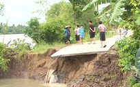 Vĩnh Long: Thiên tai gây thiệt hại hơn 30 tỉ đồng, 'xóa trắng' 1 km bờ sông