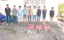 Trà Vinh: Xử phạt 2 nhóm thanh thiếu niên mang hung khí, bom xăng định ‘huyết chiến’