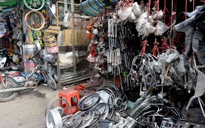 Đột kích chợ phụ tùng xe gian lớn nhất Sài Gòn, phá đường dây ‘xẻ thịt’ xe