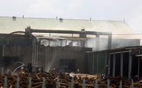 Lại cháy nhà máy chế biến gỗ trong KCN Nam Đông Hà