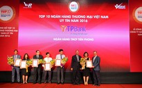 TPBank nhận giải thưởng NHTM Việt Nam uy tín năm 2016