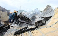 Xưởng sản xuất than sạch bị thiêu rụi ước tính thiệt hại gần 3 tỉ đồng