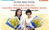 Tư vấn trực tuyến về Suy giảm thị lực và những câu hỏi thường gặp