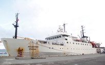 Tàu nghiên cứu biển của Nga cập cảng Nha Trang