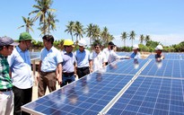 Dân đảo Bé sử dụng điện năng lượng mặt trời
