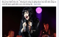 Nóng trên mạng xã hội: Nữ ca sĩ phát ngôn gây 'sốc nặng'