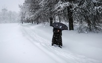 Tuyết rơi kỷ lục ở Moscow