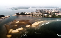 Khu vực cồn cát mới từng là bờ biển Cửa Đại
