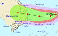 Bão số 6 rất mạnh trên biển