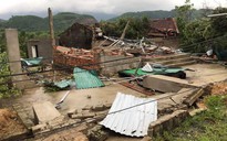Lốc xoáy gây thiệt hại nặng ở biên giới Việt - Lào