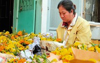 TP.HCM có ca nhiễm Covid-19: Chợ hoa Hồ Thị Kỷ vắng, hoa tươi nhưng người bán ‘héo’