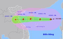 Bão số 8 di chuyển rất nhanh hướng vào Thanh Hóa đến Quảng Bình