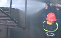 Cháy lớn tại công ty thủy sản, thiệt hại hàng tỉ đồng