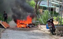 Đà Nẵng: Đốt 2 xe máy của đôi vợ chồng vì nghi trộm cá lồng bè