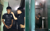 Nóng mạng xã hội: Phẫn nộ thanh niên quay lén toilet nữ, bị tát không trượt phát nào