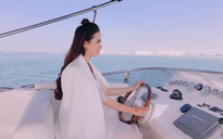 Phan Thị Mơ lái du thuyền, ngồi trực thăng ngoạn cảnh Dubai