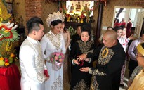 NSND Hồng Vân xúc động trong lễ cưới của con gái