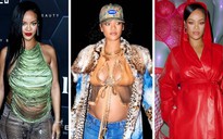 Phong cách thời trang bầu bì táo bạo của Rihanna