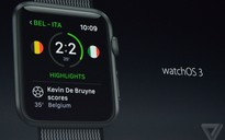 Apple ra mắt watchOS 3, biến Apple Watch thành thiết bị y tế