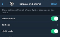Twitter thêm tính năng 'đọc trong đêm'