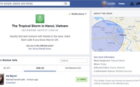 Facebook kích hoạt Safety Check tại Hà Nội sau bão số 3