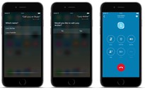 Có thể dùng Siri thực hiện cuộc gọi Skype