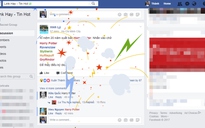 Facebook cho phép 'bắn pháo hoa' trên thanh trạng thái