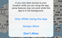 Chặn khả năng theo dõi vị trí iPhone sau khi tắt ứng dụng Uber