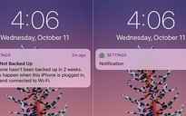 iPhone X và iOS 11 giúp bảo mật thông báo ở màn hình khóa