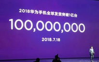 Huawei đã bán được 100 triệu smartphone trong năm 2018